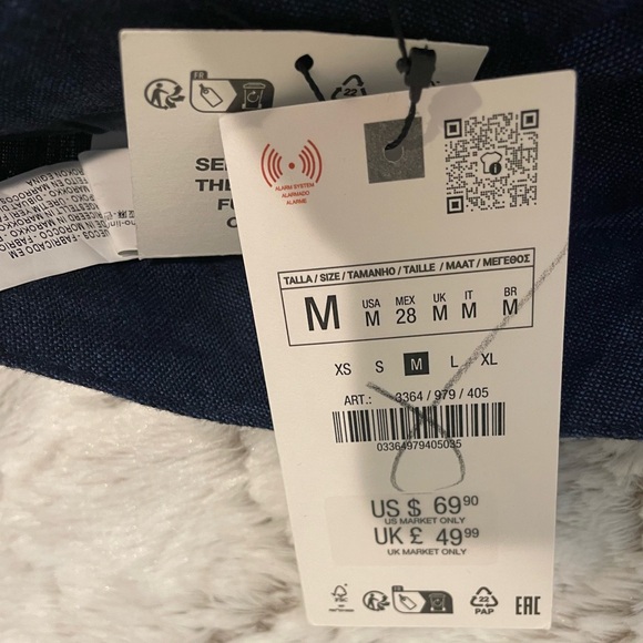 NWT zara linen pants size medium - Picture 8 of 11